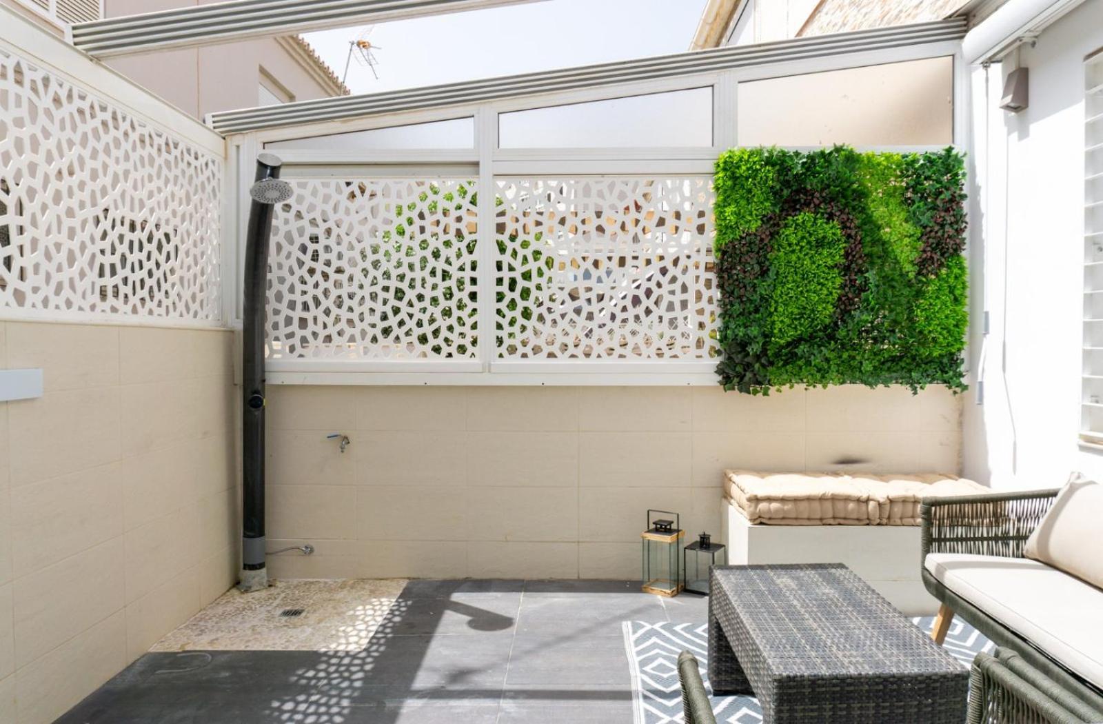 Ferienwohnung Acogedora Casa Junto Al Mar ,Cerca Del Centro Urbano Málaga Exterior foto